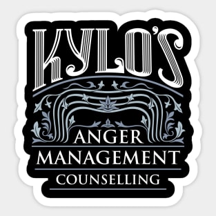 Kylo's Anger Management Sticker